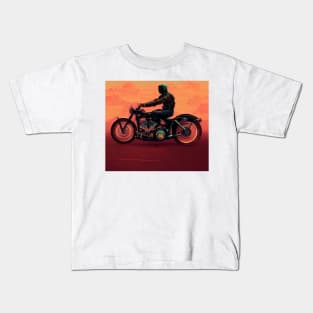 V Twin Engine Kids T-Shirt